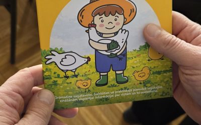 Tapusi pirmā izglītojošā grāmatiņa bērniem par putnkopību