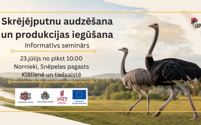 Skrējējputnu audzēšana un produkcijas iegūšana – informatīvs seminārs